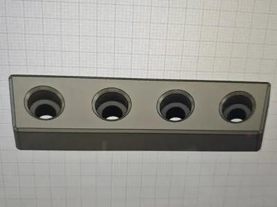 2020 Aluminum Extrusion 4-Bar Side-by-Side Alignment Cutting Jig