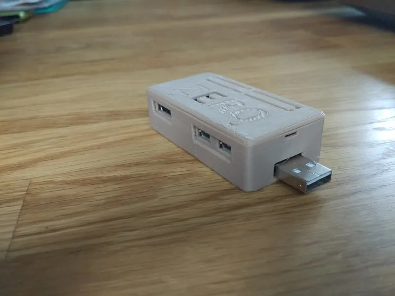 Housing for Raspberry pi Zero with USB-A addon