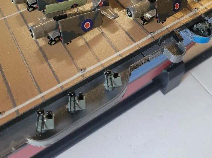 20mm Twin Oerlikon Mk 5 Mounting - 1/144 Scale