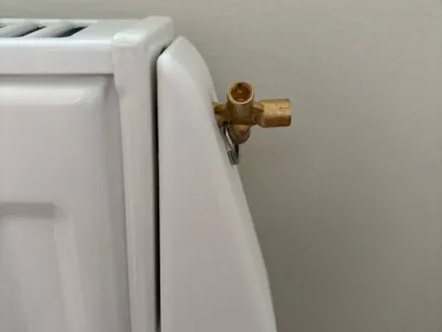 Radiator bleed water container