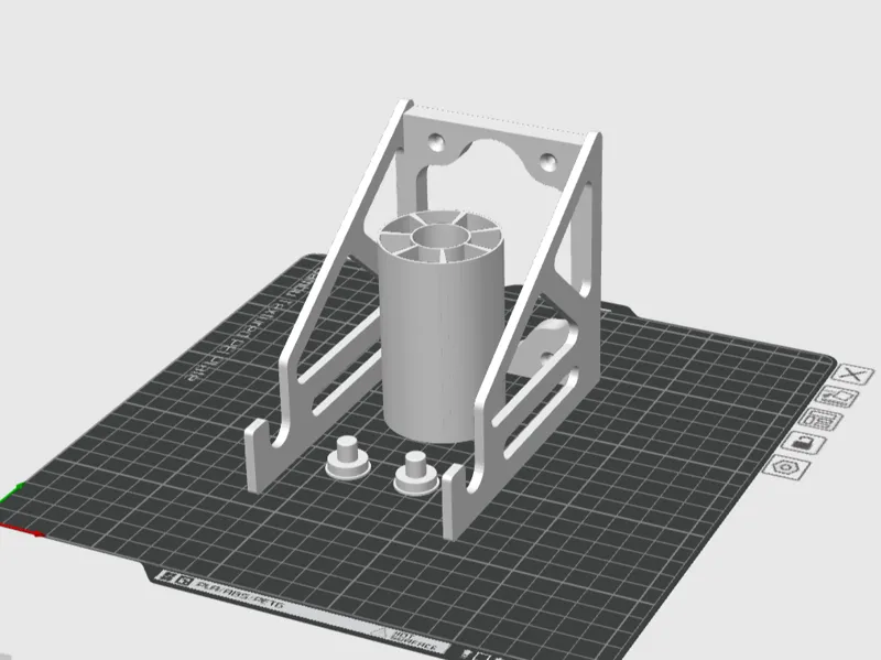 filament holder to the wall