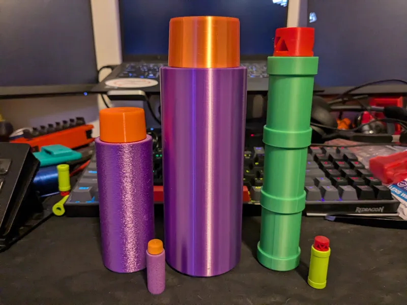 Nerf Dart Shaped Storage Containers