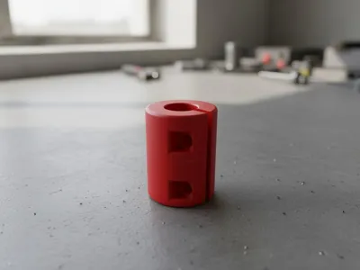 10 mm / 10 mm shaft coupler 