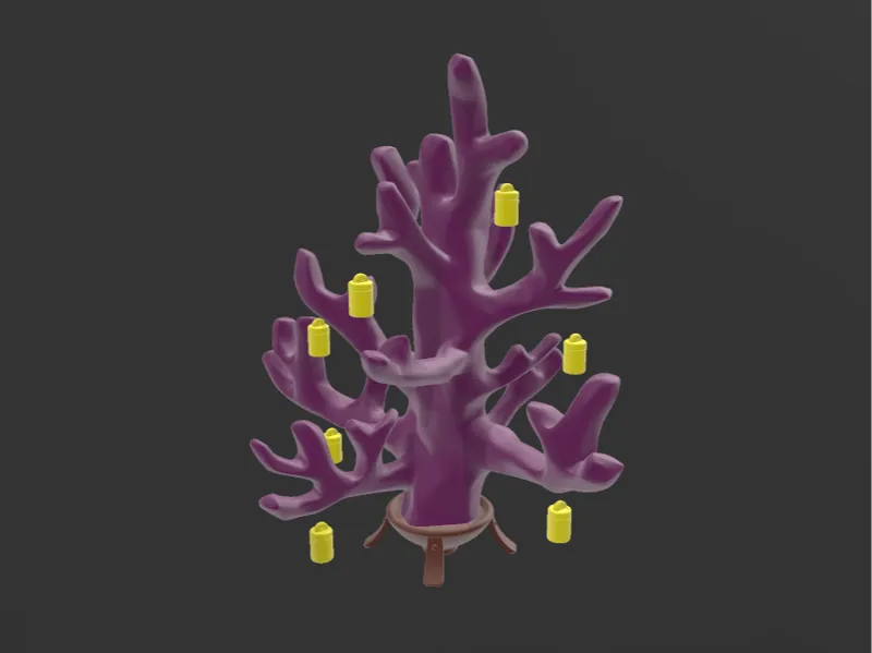 Spongebob Coral Christmas Tree