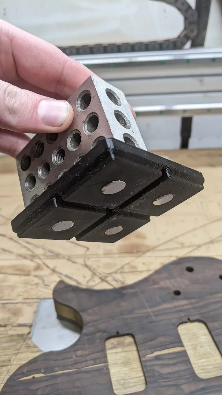 Gridfinity 1-2-3 Block Holder - 2x2 w/ magnets