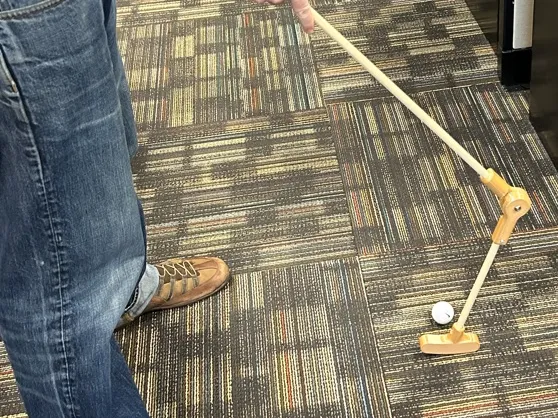 Backwards Golf Putter