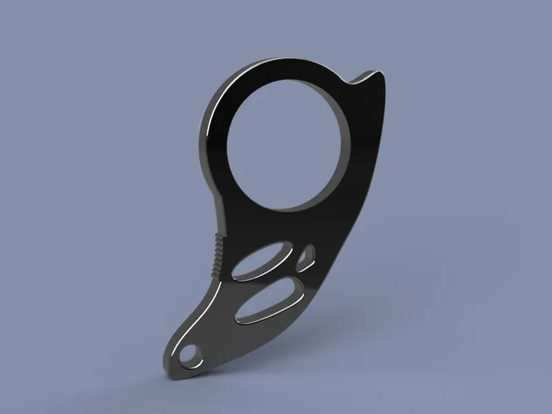 Sleek Key Spinner / EDC Fidget (Fast Print)