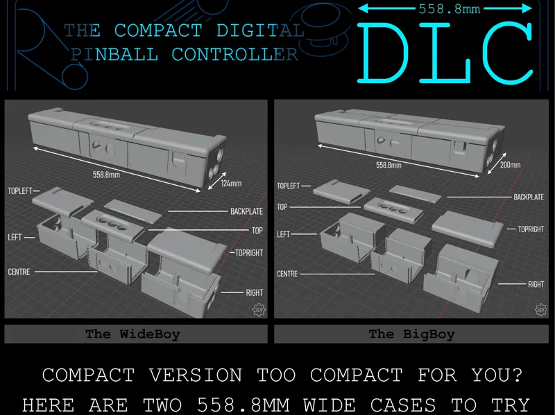 The Compact Digital Pinball Controller 558.8mm DLC