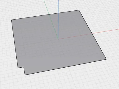 First layer printing test model exclusive for P1, X1