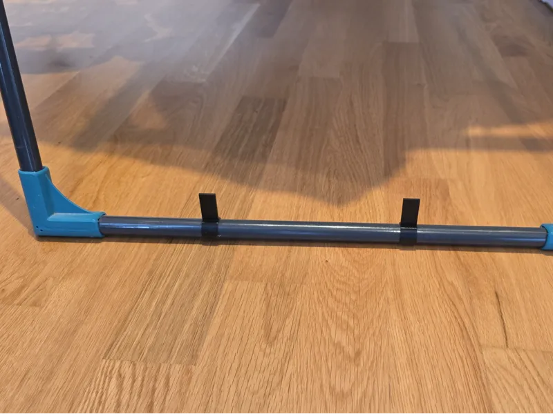 Drying rack robot vacuum stop