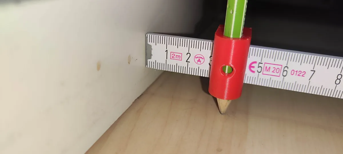 Gabarit de contour simple pour mètre pliant