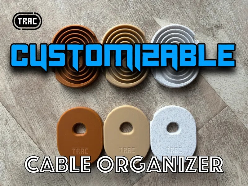 Customizable TRAC Cable Organizer - TRAC D (1m)