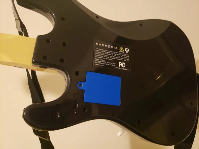 Rock Band Guitar Battery Cover with screw