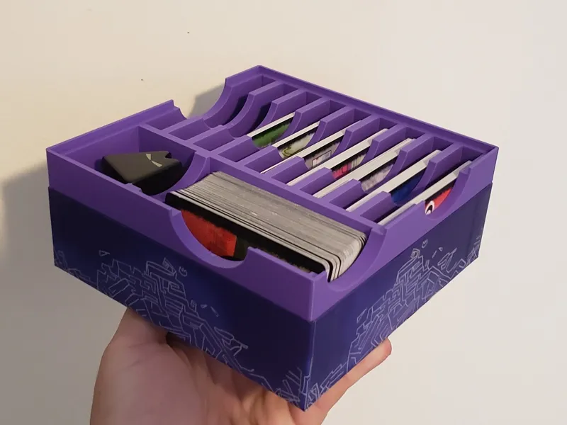 Onirim Organizer Insert with Sleeved Cards