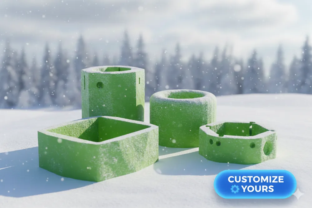 Parametric Snow-Art Builder (Customizable) - Free 3D Print Model ...