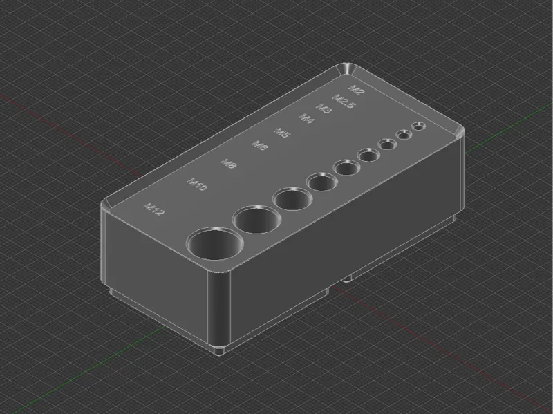 Ultimate Gridfinity Screw Tester (M2-M12)