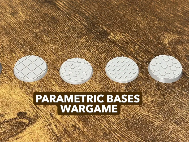 Customizable bases Wargame