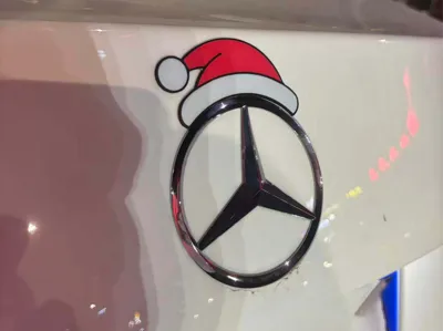 Mercedes-Benz Emblem Christmas Hat