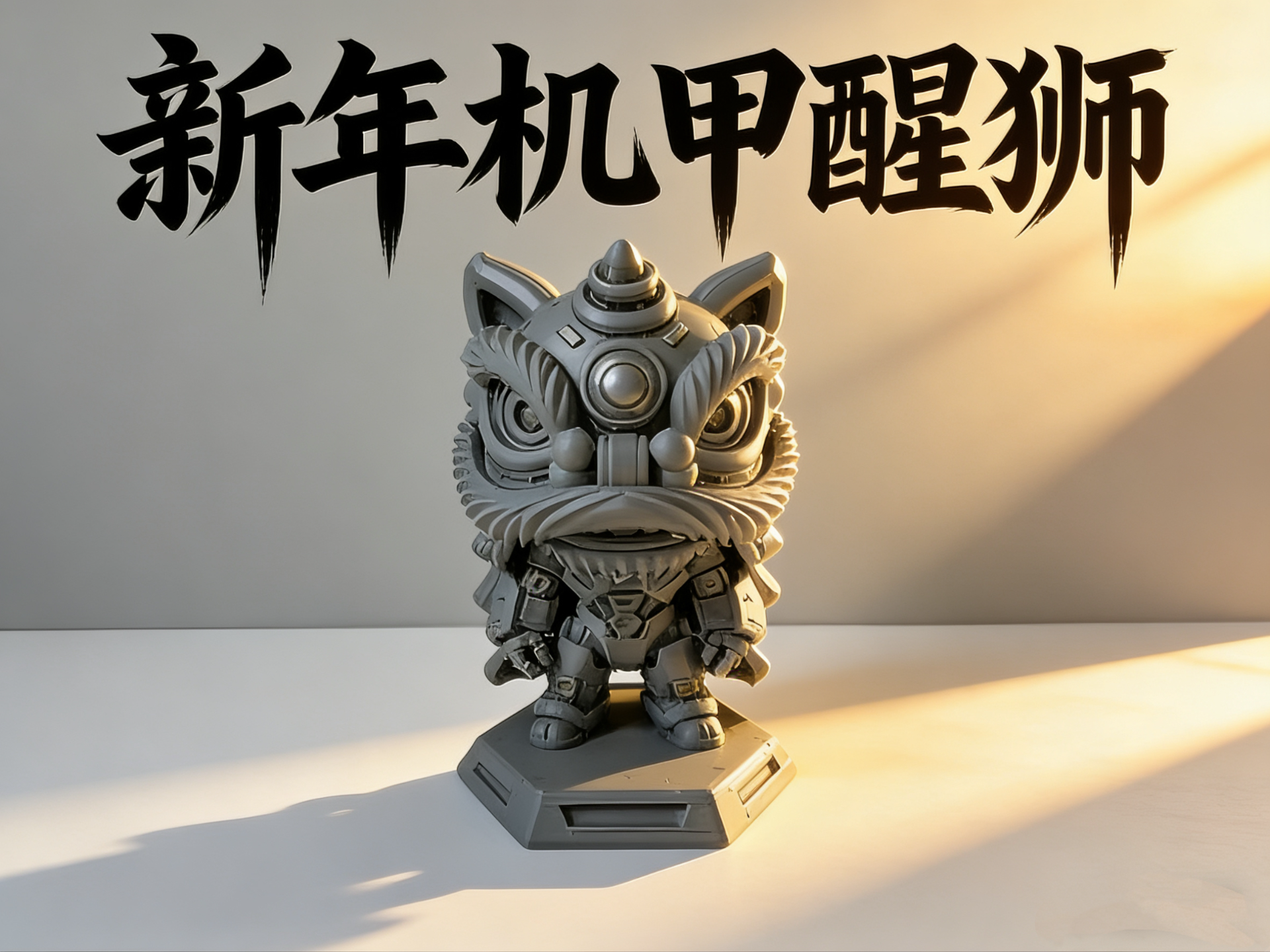 Half-body robot国风机甲机器人 新年醒狮