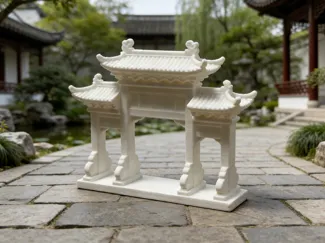 古代牌坊微缩建筑