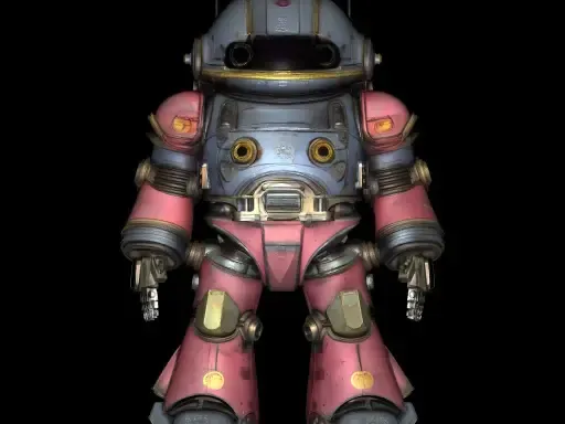 Robot Character – AI-Generated 3D Model (Hitem3D)