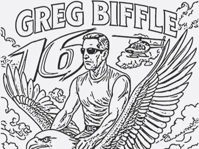 Greg Biffle Shirt Design (3D Extrusion Image)