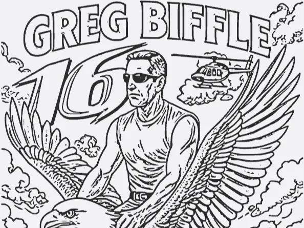 Greg Biffle Shirt Design (3D Extrusion Image)
