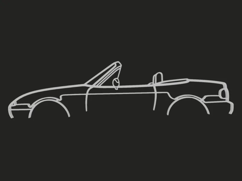 MAZDA MIATA MX-5 WALL ART