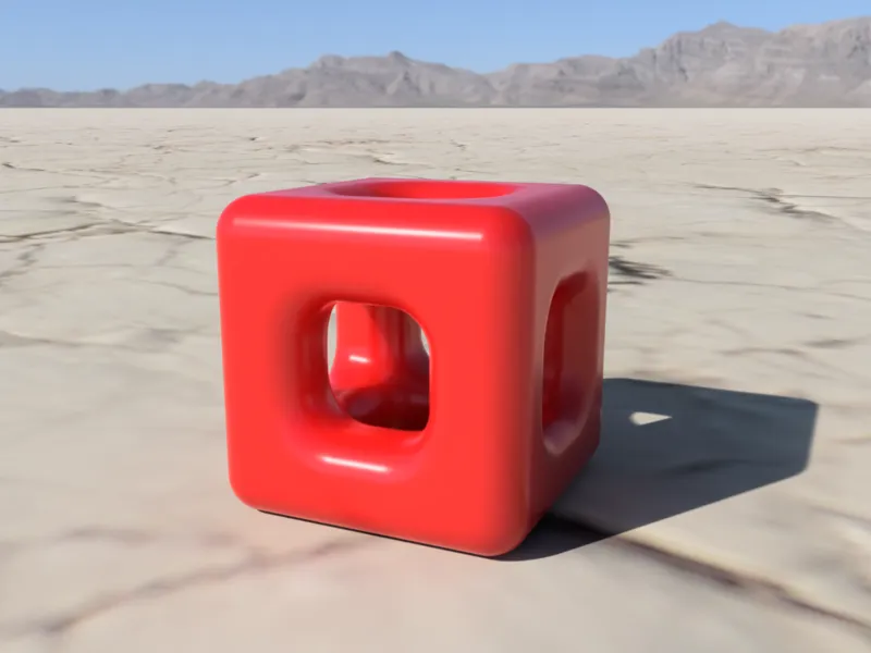 Test Print for Overhangs - Cube with Holes