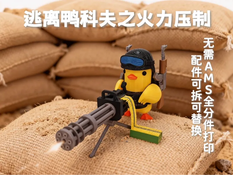 逃离鸭科夫之火力压制（加特林机枪鸭）