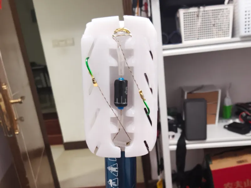 鱼竿堵头绕线器