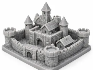 Fort diorama