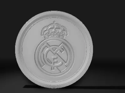 RealMadrid and Barcelona coin