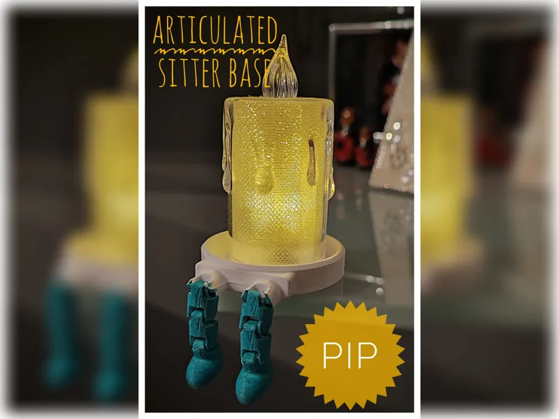 Articulated "Sitter" Base for Jars / Decor 47-70mm