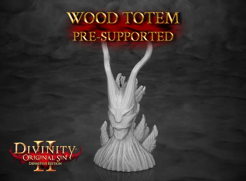Divinity Original Sin 2 - Wood totem miniature
