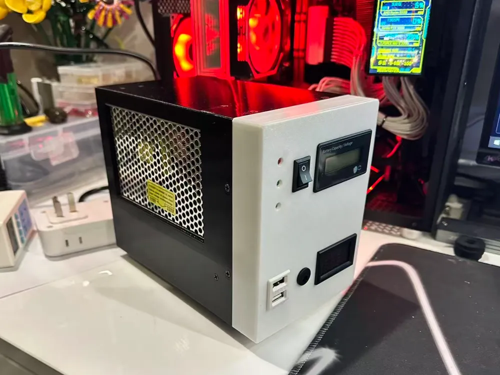 High-power multi-bay 12V output NAS system UPS power supply (supports ...