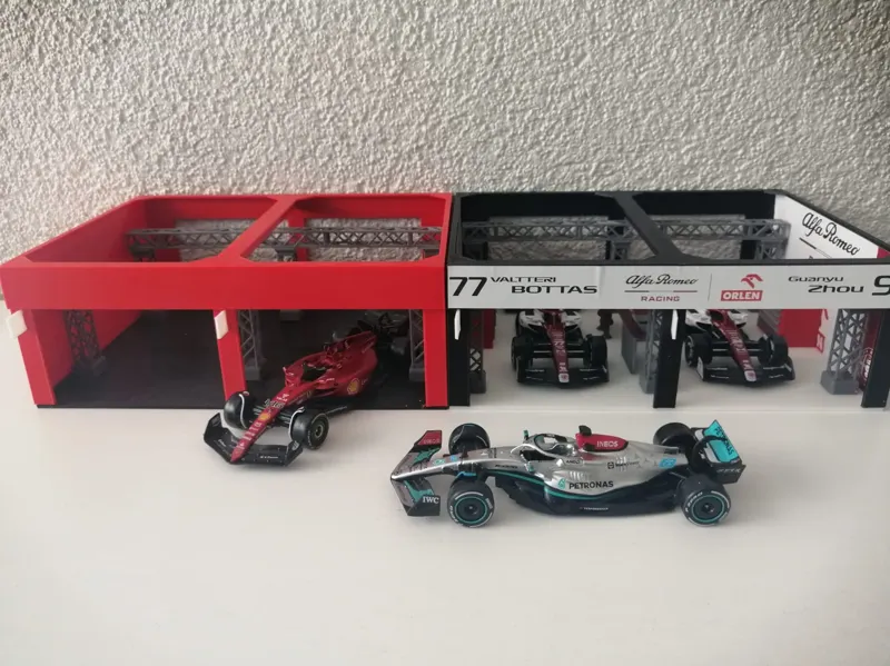 F1 Garage ( For 1/43 Model Cars)