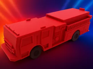 Fire truck lock box