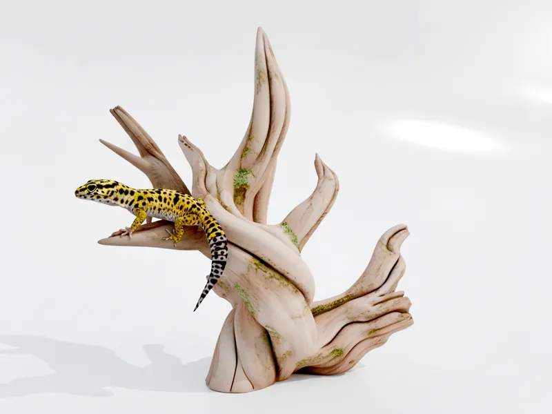 Twisted Driftwood V1 | Ancient Desert Environment