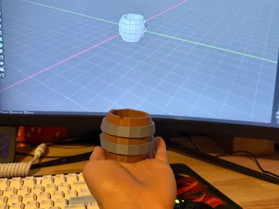 Mini Barrel Desk Decor | Cute 3D Print