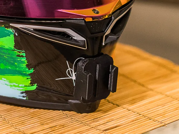 Chin Mount Kinnhalterung AGV Pista RR GoPro Kamera