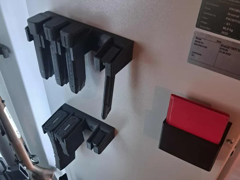 Modular Gun Safe Organizer – Magazines & Documents