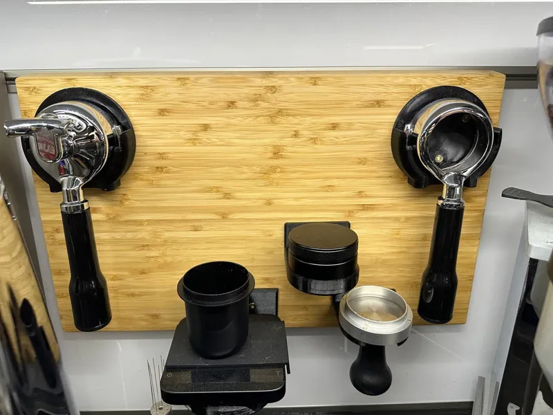 Holder for a Espresso Distributor and Tamper
