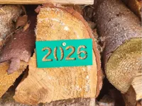 Marque-année pour bois de chauffage — photo 1