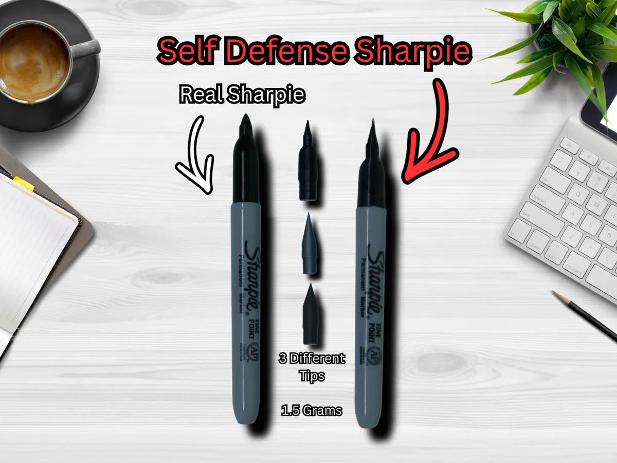 Self Defense Sharpie Kubotan Insert - Free 3D Print Model - MakerWorld