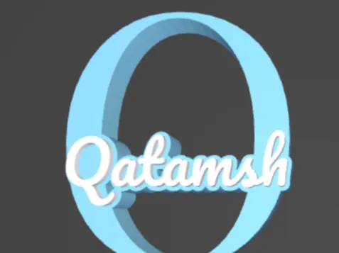 customizable parametric letter and name stand  