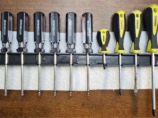 screwdriver holder Harborfreight magnetic strip