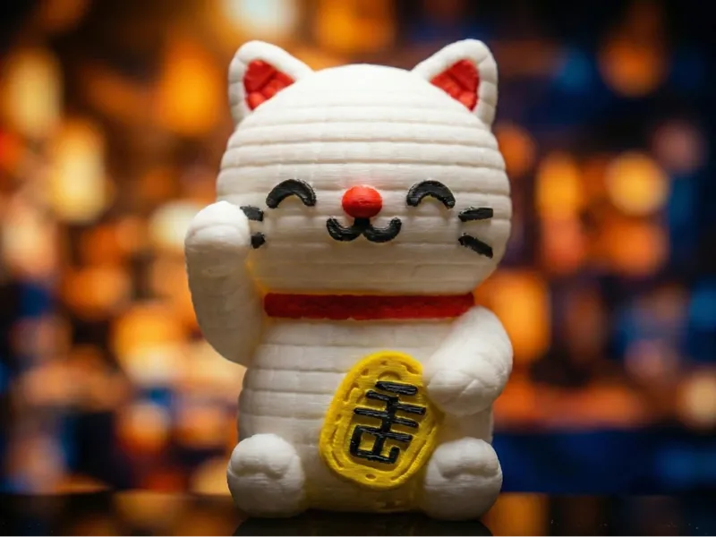 Invite Good Luck: Smiling Maneki Neko