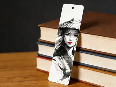 Three-color bookmark - Danxia Knight Tenderness