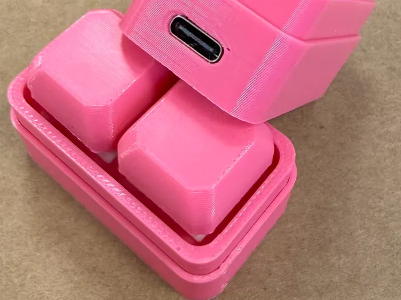 双键摩尔斯键盘rp2040主控